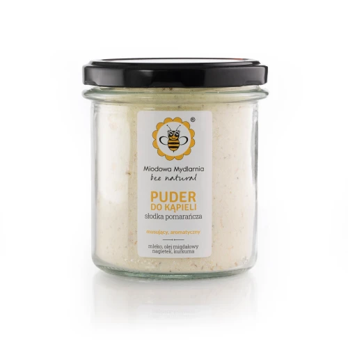 Puder do kąpieli Słodka Pomarańcza 180 g - Miodowa Mydlarnia