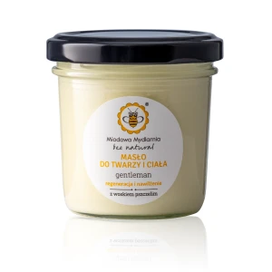 Masło do twarzy i ciała Gentleman 65 g - Miodowa Mydlarnia