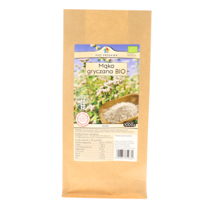 Mąka gryczana biała BIO bezglutenowa 1 kg - Pięć Przemian