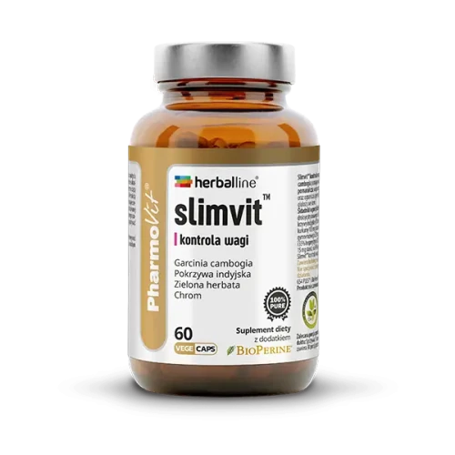 Slimvit™ kontrola wagi Herballine 60 kapsułek vege - PharmoVit