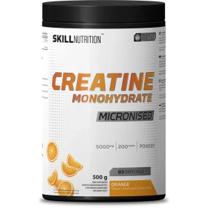 Micronised Creatine Monohydrate mikronizowana kreatyna pomarańczowa proszek 500 g - Skill Nutrition