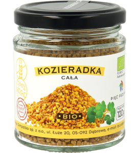 Kozieradka cała BIO bezglutenowa 120 g - Pięć Przemian
