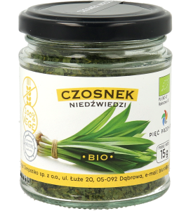 Czosnek niedźwiedzi BIO bezglutenowy 15 g - Pięć Przemian 