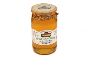 Miód akacjowy 1000 g - Kaszubskie Miody
