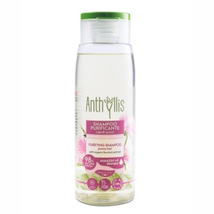 Bio Szampon oczyszczający do włosów przetłuszczających się z ekstraktem z łopianu 300 ml - Anthyllis