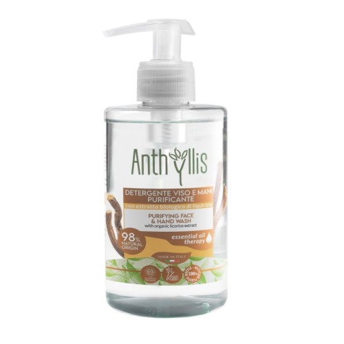 Bio żel do mycia twarzy i rąk z organicznym ekstraktem z lukrecji 300 ml - Anthyllis