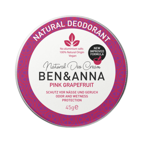 Naturalny dezodorant na bazie sody Pink Grapefruit 45 g - Ben&Anna