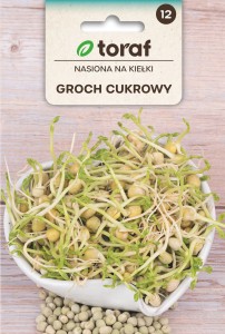 Groch Cukrowy nasiona na kiełki 50 g - Toraf