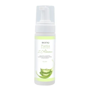 Pianka do mycia twarzy z aloesem 150 ml - Bioetiq