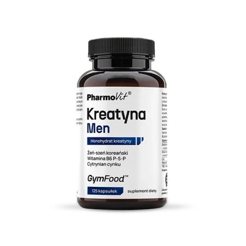 Kreatyna Men 125 kapsułek - GymFood PharmoVit