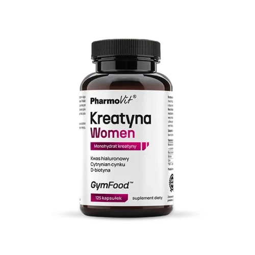 Kreatyna Women 125 kapsułek - GymFood PharmoVit