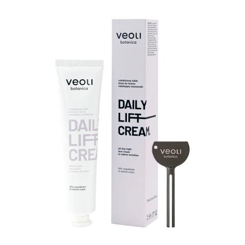 Całodzienny lekki krem do twarzy redukujący zmarszczki Daily Lift Cream 75 ml - Veoli Botanica