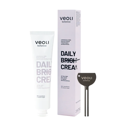 Całodzienny lekki krem do twarzy rozjaśniający przebarwienia Daily Bright Cream 75 ml - Veoli Botanica