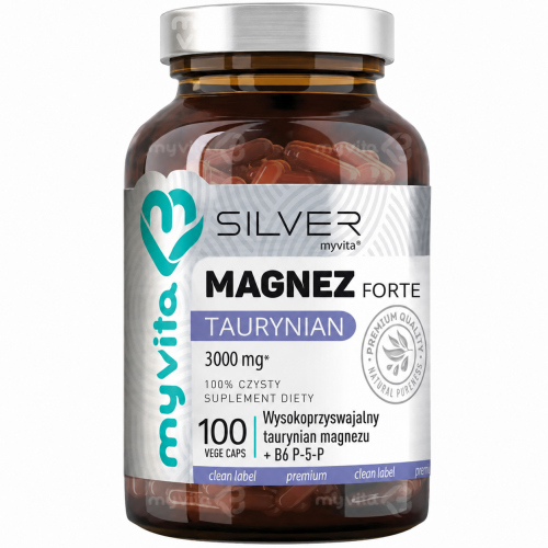 Silver Magnez Taurynian Forte 100 kapsułek - MyVita