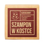 PRZECENA! (krótki termin) Dziegciowy szampon do włosów w kostce 75 g - Cztery Szpaki