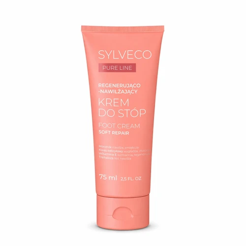 Krem do stóp regenerująco-nawilżający 75 ml - Sylveco Pure Line