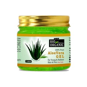 Żel aloesowy do skóry i włosów Bio Organic 400 ml - Indus Valley