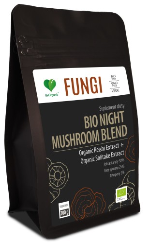 Bio Night Mushroom Blend (mieszanka grzybów na noc) 200 g - BeOrganic