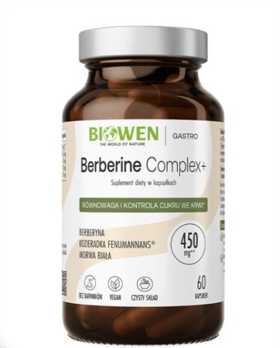 Berberine Complex + 450 mg 60 kapsułek - Biowen