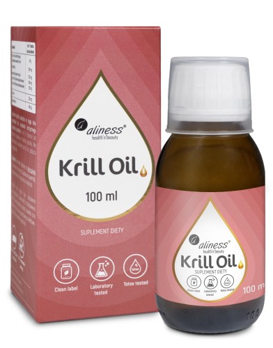 Krill Oil - olej z kryla 100 ml - Aliness