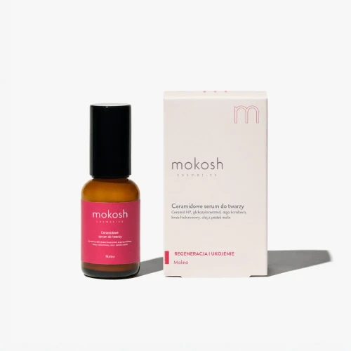 Ceramidowe serum do twarzy Malina 30 ml - Mokosh