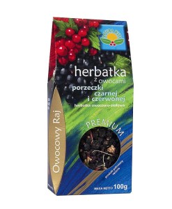 PRZECENA! (krótki termin) Herbatka z owocami Porzeczki czarnej i czerwonej 100 g - Natura Wita