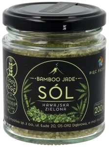 Sól hawajska zielona Bamboo Jade 1-2 mm 200 g - Pięć Przemian 