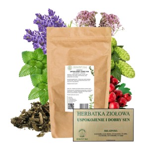 Herbatka ziołowa uspokojenie i dobry sen 75 g - Ziołowy Raj