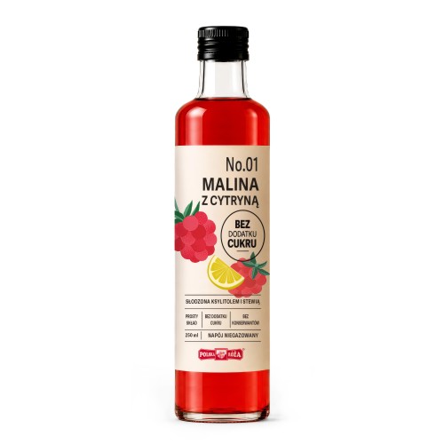 Napój no. 1 malina z cytryną 250 ml - Polska Róża
