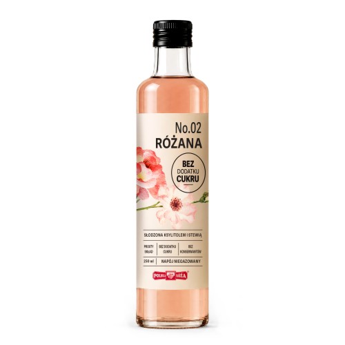 Napój no. 2 różana bez cukru 250 ml - Polska Róża