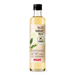 Napój no. 3 kwiat bzu bez dodatku cukru 250 ml - Polska Róża