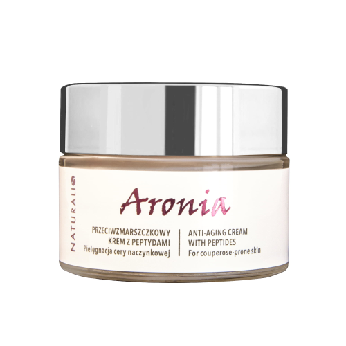 Aronia krem przeciwzmarszczkowy z peptydami 50 ml - Naturalis