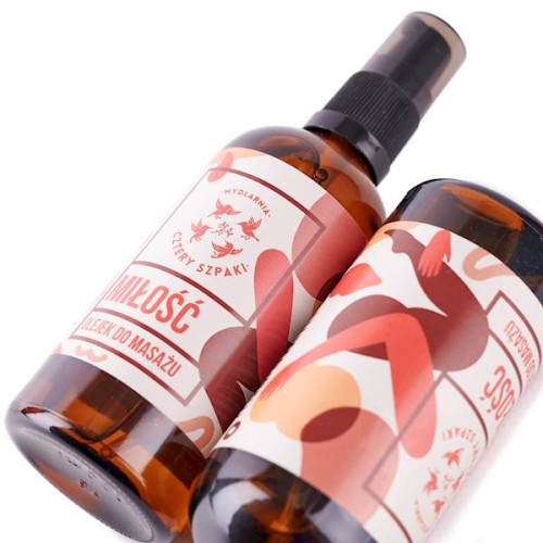 Olejek do masażu miłość 100 ml - Cztery Szpaki