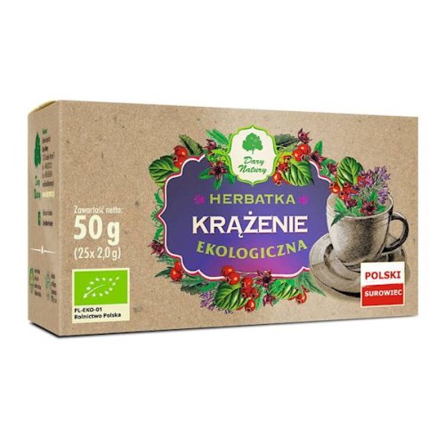 Herbatka Krążenie fix EKO 25 x 2 g (saszetki) - Dary Natury