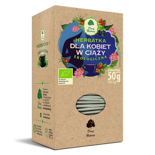 Herbatka Dla Kobiet w Ciąży fix EKO 25 x 2 g (saszetki) - Dary Natury