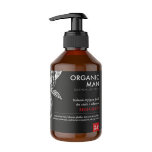 Balsam myjący do ciała i włosów 2 w 1 regenerujący Organic Man 250 g - Organic Life