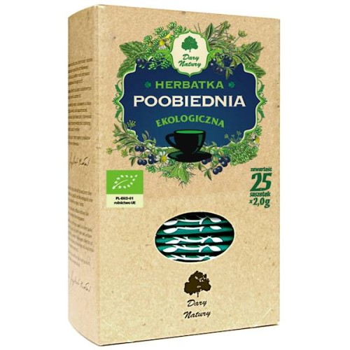 Herbatka poobiednia EKO fix 25 x 2 g (saszetki) - Dary Natury