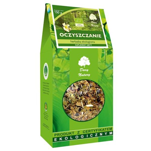 Herbatka Oczyszczanie EKO 200 g - suplement diety - Dary Natury
