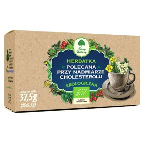 Herbatka Polecana Przy Nadmiarze Cholesterolu EKO fix 25 x 1,5 g (saszetki) - Dary Natury