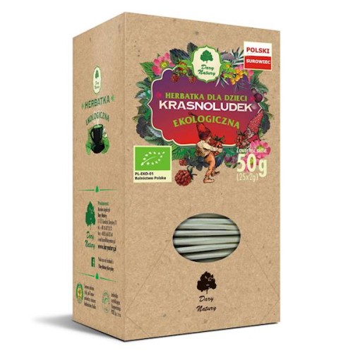 Herbatka Dla Dzieci Krasnoludek fix EKO 25 x 2 g (saszetki) - Dary Natury