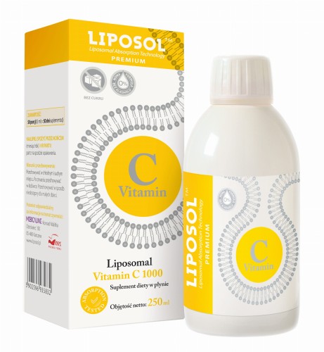 Liposol™ Liposomalna witamina C 1000 mg 250 ml - Aliness