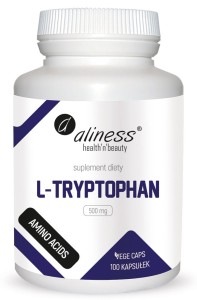 L-Tryptophan 500 mg 100 kapsułek vege - Aliness