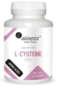 L-Cysteine 500 mg 100 kapsułek vege - Aliness