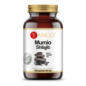 Mumio Shilajit 40% kwasów fulwowych 90 kapsułek roślinnych - Yango