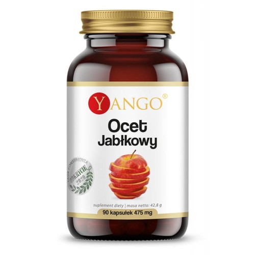 Ocet jabłkowy 90 kapsułek roślinnych - Yango
