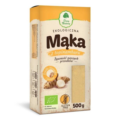 Mąka z topinamburu bez glutenu EKO 500g - Dary Natury