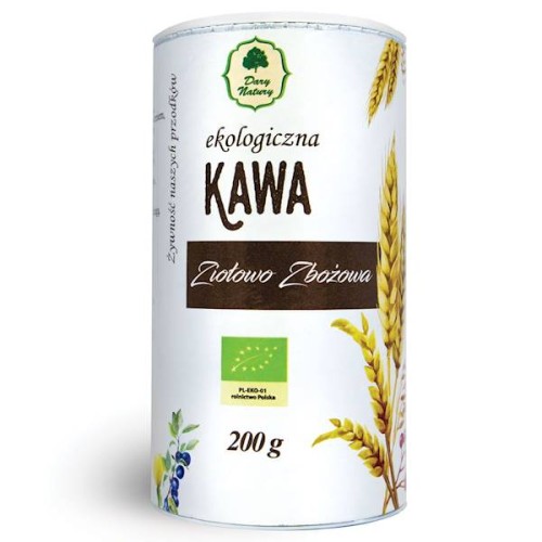 Kawa ziołowo-zbożowa EKO (tuba) 200 g - Dary Natury