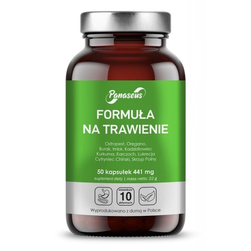 Formuła na Trawienie 50 kapsułek roślinnych - Panaseus
