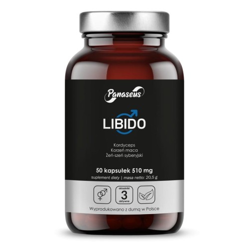 Libido ♂ Mężczyzna 50 kapsułek roślinnych - Panaseus