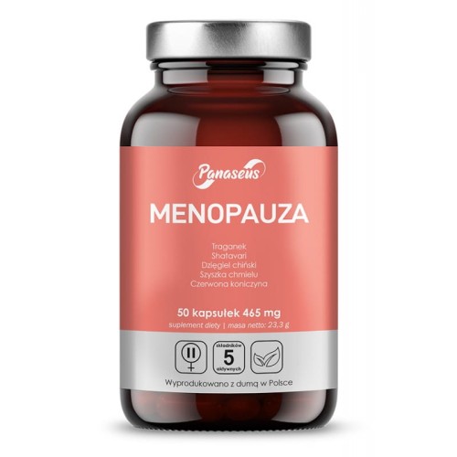 Menopauza 50 kapsułek roślinnych - Panaseus